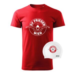 HERREN Teamshirt & Badehaube weiß